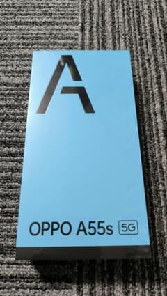 新品・未開封品・購入証明書付き OPPO A55s 5G ブラック 64 GBのサムネイル