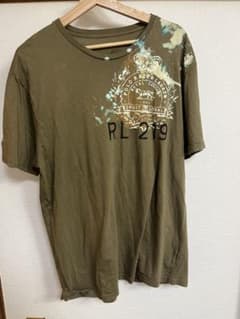 【希少・レア・ヴィンテージ加工】 ポロラルフローレン　Tシャツ カーキ【M】のサムネイル