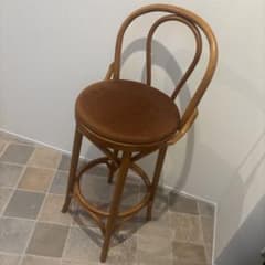 希少品】ハイスツール ルーマニア製 ベントウッドチェア 曲木