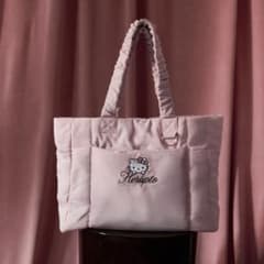 HLT x Hello Kitty Puffer Tote Bag rose - メルカリ