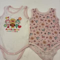 アンパンマン ベビー肌着 ノースリーブ 2枚セットのサムネイル