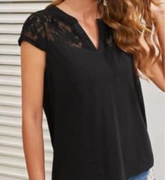 SHEIN 肩レース　トップス　Tシャツブラウスのサムネイル