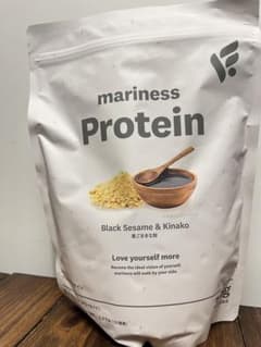 mariness Protein 黒ごまときな粉 345gのサムネイル