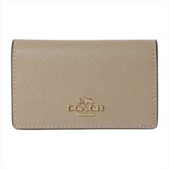 コーチ　COACH ベージュ レザー キーケースのサムネイル