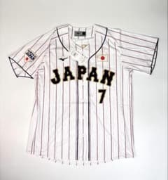 中野 拓夢 JAPAN(阪神タイガース) ミズノ 刺繍レプリカユニフォーム L