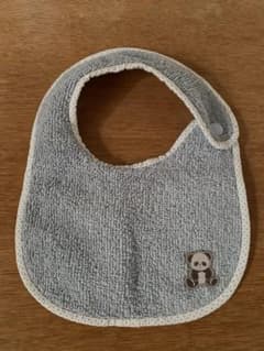 手作りベビータオルスタイ　パンダ刺繍のサムネイル