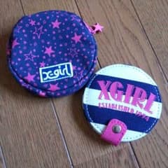 値下げ～X-girl ミーラーとケースセット 未使用のサムネイル