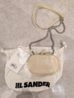 激レア JIL SANDER ショルダーバッグ チェーン ヘビ革 レザー - メルカリ