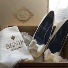 お値下げ！BENIR♡ブライダル♡パンプス♡のサムネイル
