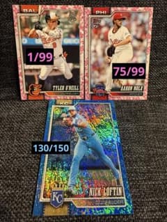 Topps MLB 桜パラレル シリアル入りカード3枚セット - メルカリ