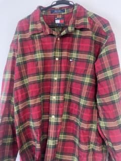 Tommy Hilfiger チェックシャツ 長袖 レッドのサムネイル