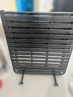 ブラック 折りたたみベッド スチール製【値下げ】のサムネイル