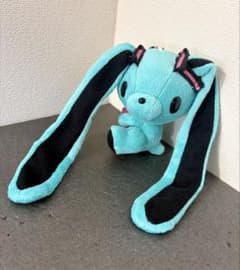 【未使用タグ付き】汎用うさぎ×初音ミク SL チャックスGP CGP-404 タグ有り チャックスGP 初音ミク型 汎用うさぎ ぬいぐるみ マスコット