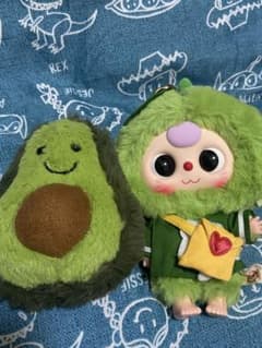 し*）様 babythree 100% 果物シリーズ　青リンゴ+ アボカドぬいぐのサムネイル