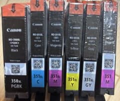 楽響さま専用Canon 純正インク BCI-350/351特別セットのサムネイル