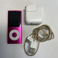Apple iPod nano 第4世代 ピンク 8GB 本体 充電器セット - メルカリ