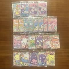 サンリオキャラクターズ カードソフトクッキー メタリックプラカード 23枚セットのサムネイル