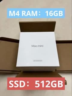 未開封macmini m4 16GB 512SSD 整備済製品 保証あり - メルカリ