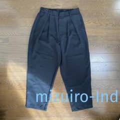 ミズイロインド クロップドパンツ　黒のサムネイル