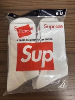 Supreme Hanes 1Pairs Cushion Crew Socksのサムネイル