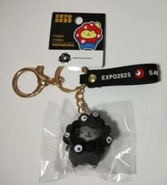 万博限定　黒ミャクミャクなりきりキーホルダー　ポムポムプリンのサムネイル