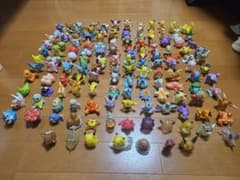 ポケモンキッズ カントー 第1世代 初代 初期 指人形　約140個 まとめ売り ポケモンキッズ カントーのみ 第1世代 初代 指人形 140個セット まとめ