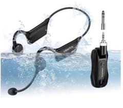 ワイヤレス完全防水マイク KIMAFUN2.4G IP67防水＆防塵 20M伝送のサムネイル