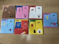 BT21×LINE FRIENDS 기프트 박스(2장 세트) 7점 풀 세트