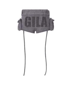 GILAARCHIVE BOLD LOGO POCKET KNIT SHORTS