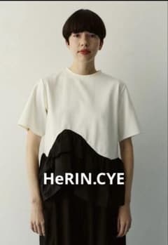 HeRIN.CYE Frill hem ponte tops ホワイト - メルカリ