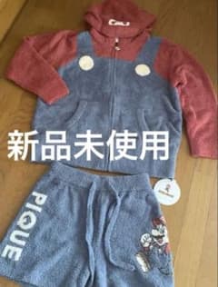 新品ジェラートピケ 【スーパーマリオレディース マリオパーカ&ショートパンツのサムネイル