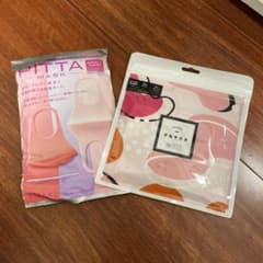 PITTA MASK S パステルピンク&ぴたマスク　大人用3枚入りのサムネイル