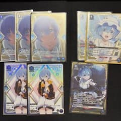 ユニオンアリーナ リゼロ レム パラレル含む8枚セット sr⭐︎ r⭐︎のサムネイル