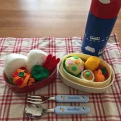 【値下げ】ハンドメイド フエルト お弁当セットのサムネイル
