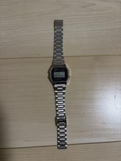 【稼働品】CASIO カシオ A158W チープカシオ デジタル腕時計 シルバーのサムネイル