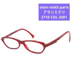 希少 alain mikli アランミクリ 2710 メガネ レッド - メルカリ