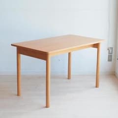 無印良品/MUJI 木製テーブル 120x70 ラバーウッド材 ダイニング - メルカリ