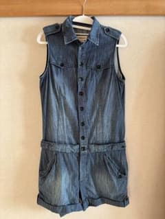 DIESEL デニムサロペット ショート丈 サイズSのサムネイル