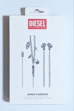 DIESEL ディーゼル シルバー 有線イヤホン 60458 新品未使用品 - メルカリ