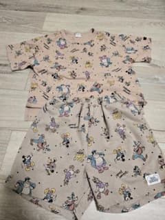 【フタフタ】ディズニー Tシャツ・ハーフパンツセット 120cmのサムネイル