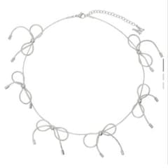 MARLAND BACKUS Bow Necklace Silverのサムネイル