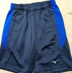 MIZUNO　ハーフパンツ　青ライン　Sサイズ　ミズノ