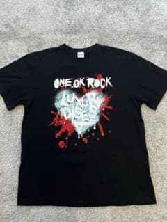 ONE OK ROCK ワンオクロック ハートTシャツ ONE OK ROCK ワンオクロック ハート Tシャツ 2023 Lサイズ - メルカリ