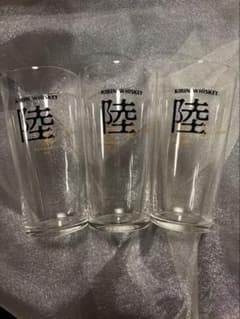 KIRIN 陸 WHISKEY ウイスキーグラス 3個セットのサムネイル