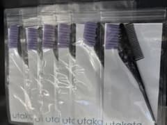 【新品未開封】utakata ヘアダイブラシ ミルクパープル系 日本製6本セットのサムネイル