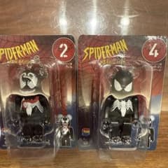 スパイダーマン／ハッピーくじベアブリック2 体セット(２番4 番)のサムネイル