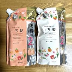 いち髪 濃密W保湿ケア お得な2回分 680ml シャンプー コンディショナーのサムネイル