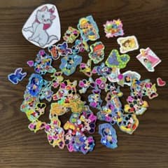 ミッキー　ミニー他のキラキラフレークシール　まとめ売り