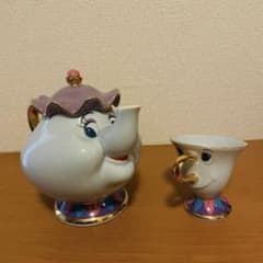 美女と野獣 ポット夫人 ポット婦人 チップ　ティーセット　ディズニーグッズのサムネイル