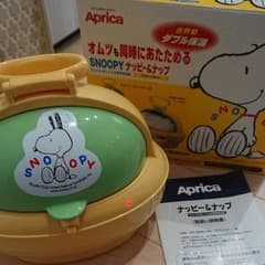 値下げ☆おしりふきウォーマー  スヌーピー Apricaのサムネイル